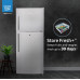 Refrigerator: Voltas Beko 470 L 2 Star Inverter Frost-Free Double Door Refrigerator, Store Fresh+ ,  Neo FrostTM Dual Cooling(RFF493IF, Silver, 2022 Model)